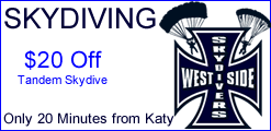 Westside Skydivers - Katy Area Skydiving - Houston  area Skydiving